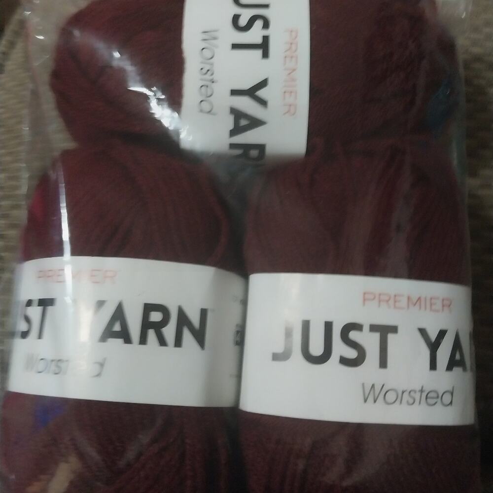 New Premier Just Yarn "Burgundy"